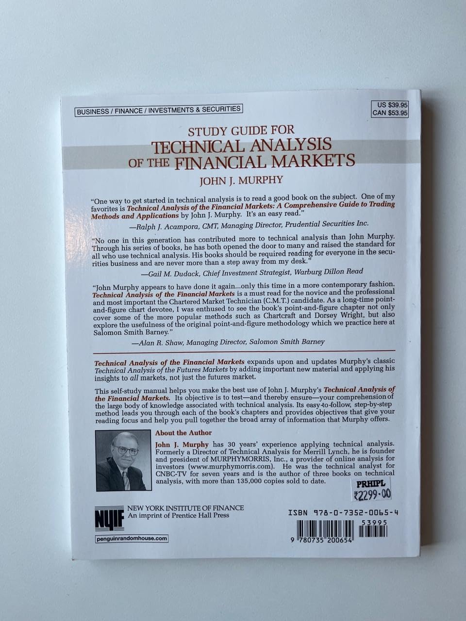 Study Guide to Technical Analysis of the Financial Markets: A Comprehensive Guide to Trading Methods and Applications - Image 2